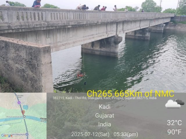 મુખ્યમંત્રી શ્રી ભૂપેન્દ્ર પટેલના નિર્દેશ હેઠળ રાજ્યમાં નર્મદા કેનાલ પર સ્થિત ૨,૧૧૦ પુલોનું સઘન વિઝ્યુઅલ નિરીક્ષણ અભિયાન હાથ ધરાયું