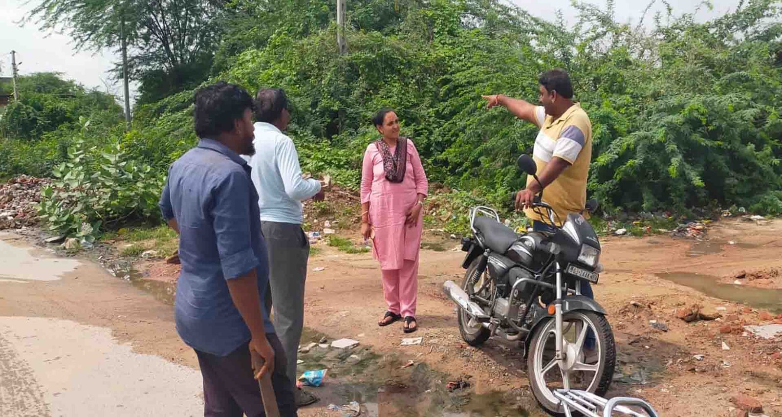 પાટણ શહેરમાં સજૉયેલ ભૂગર્ભ ગટરની સમસ્યાના નિરાકરણ મામલે પાલિકા પ્રમુખે વિવિધ સ્થળોની મુલાકાત લીધી