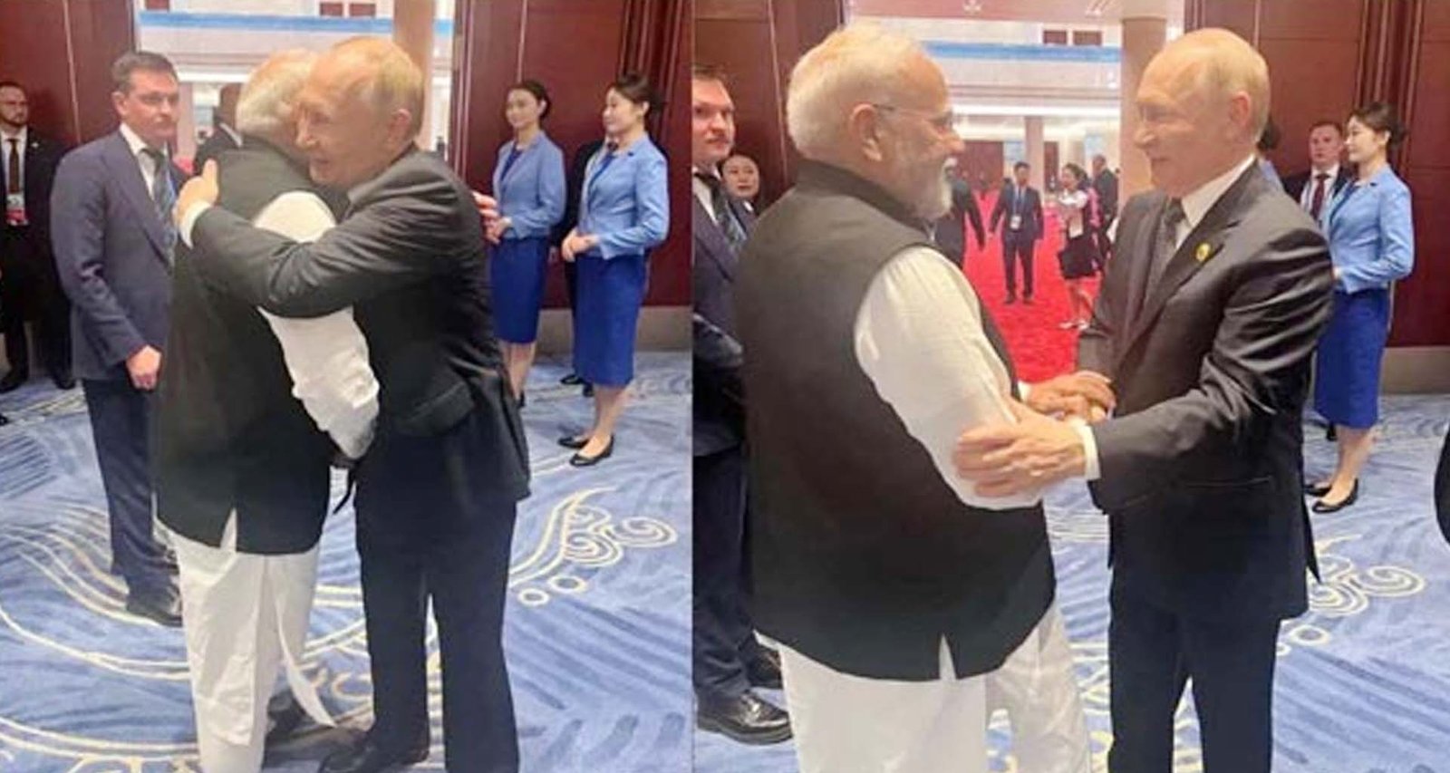 ‘તમને મળીને હંમેશા આનંદ થાય છે’ : મોદી-પુતિન એકબીજાને ગળે મળ્‍યા