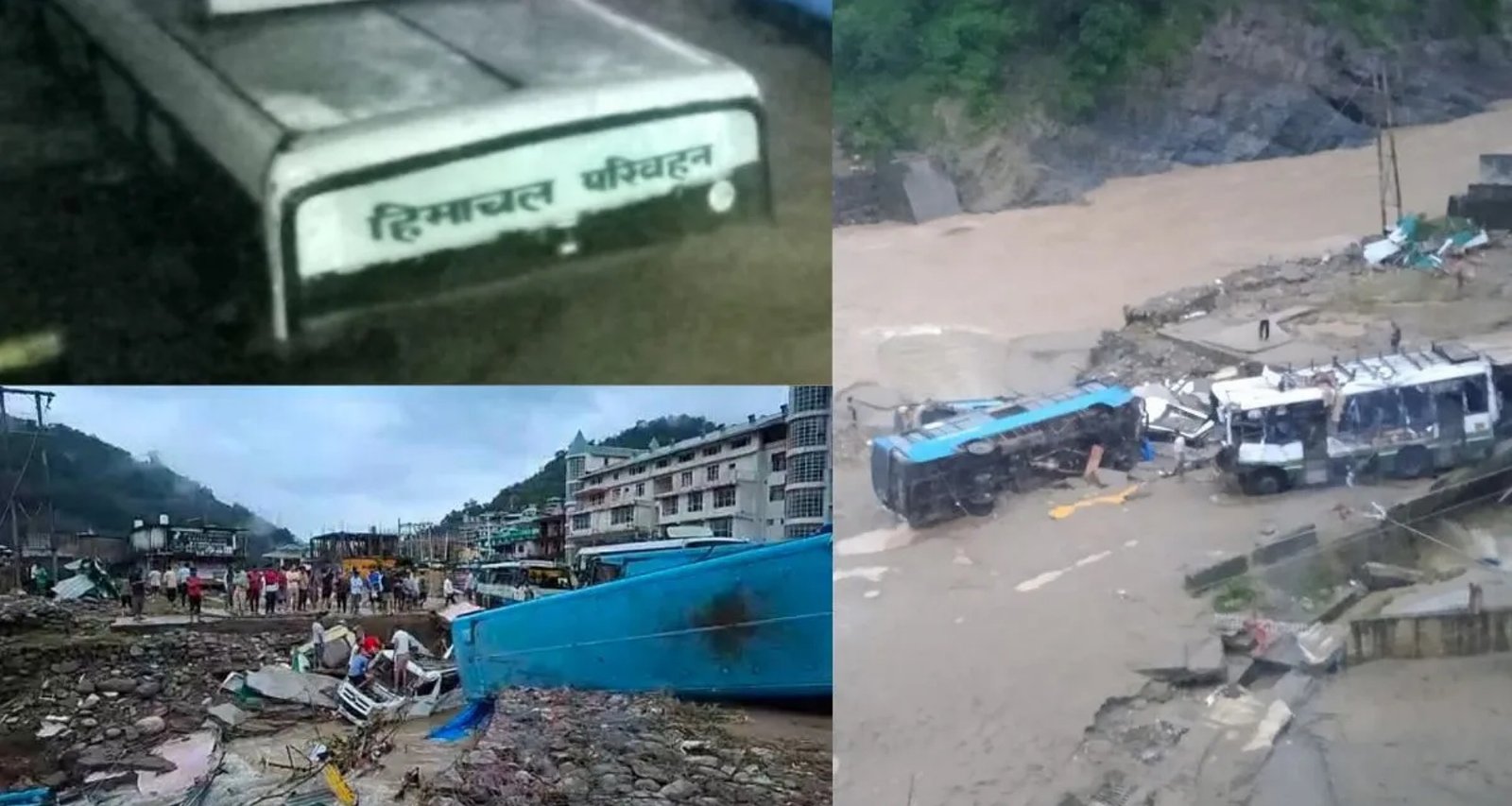 હિમાચલ પ્રદેશમાં ‘પાણીનો પૂર’, મંડીના ધરમપુરમાં બસ સ્ટેશન અને ડઝનબંધ દુકાનો પાણીમાં ડૂબ્યા