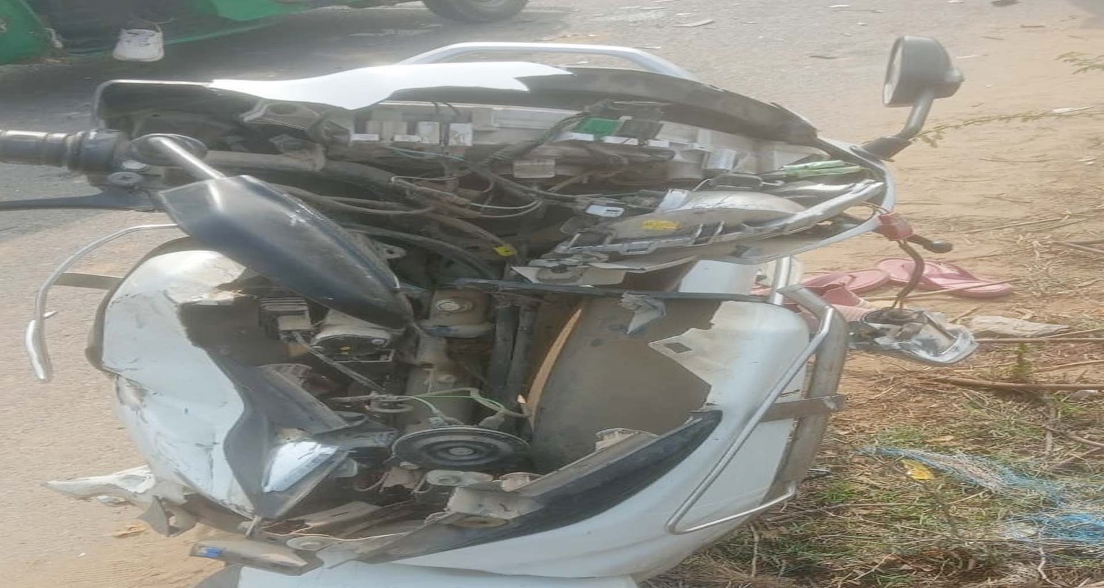 લાલપુર અને જસરા વચ્ચે અકસ્માત સર્જાયો : બેને ઇજા