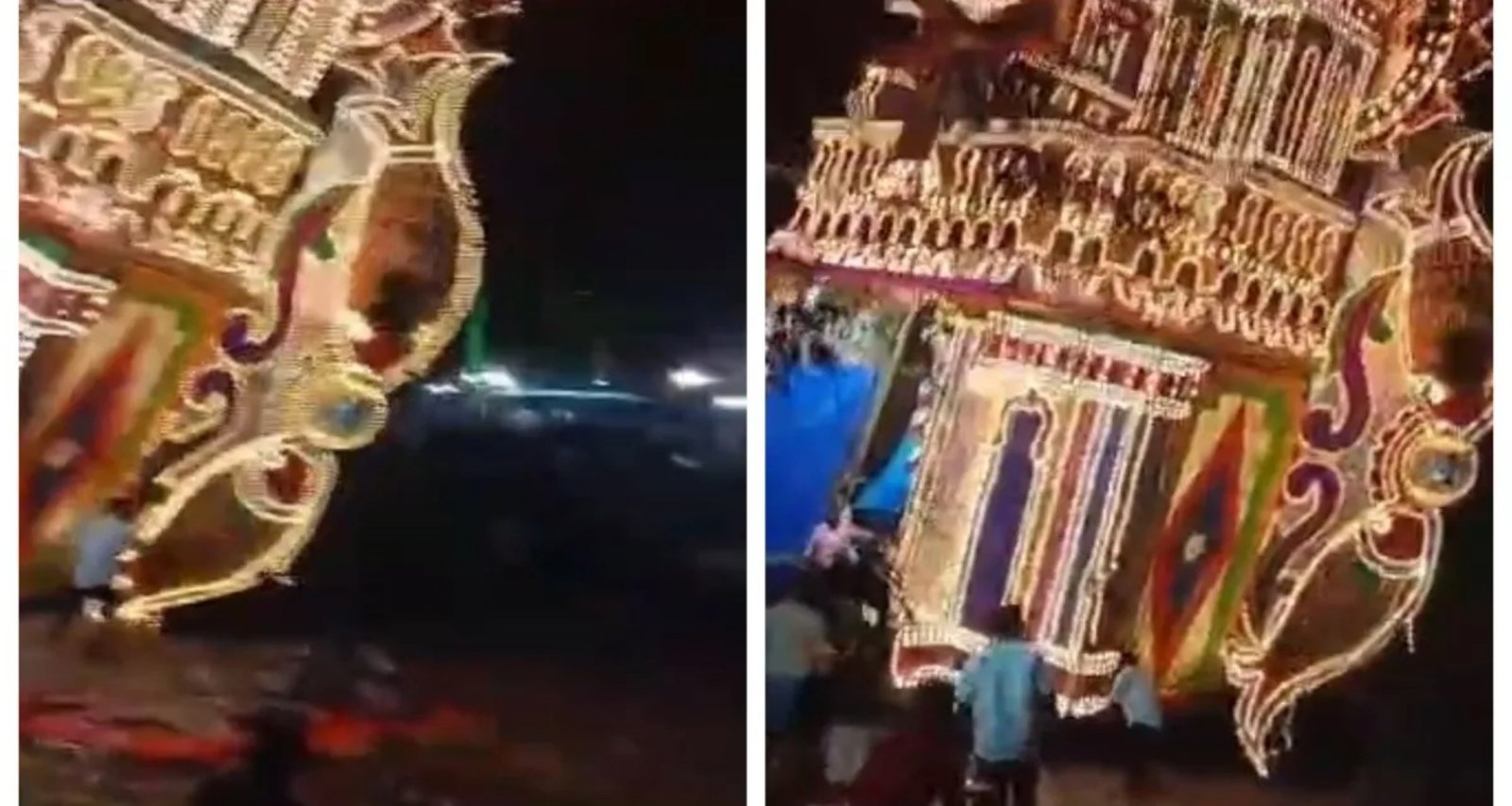 તમિલનાડુમાં શોભા યાત્રા દરમિયાન રથ અચાનક પલટી ગયો, અકસ્માતમાં સાત લોકો ગંભીર રીતે ઘાયલ