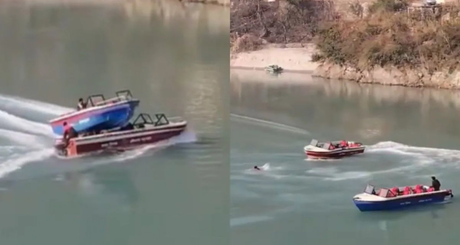 અલકનંદા નદીમાં બે બોટ અથડાઈ,  મોટી જાનહાનિ ટળી